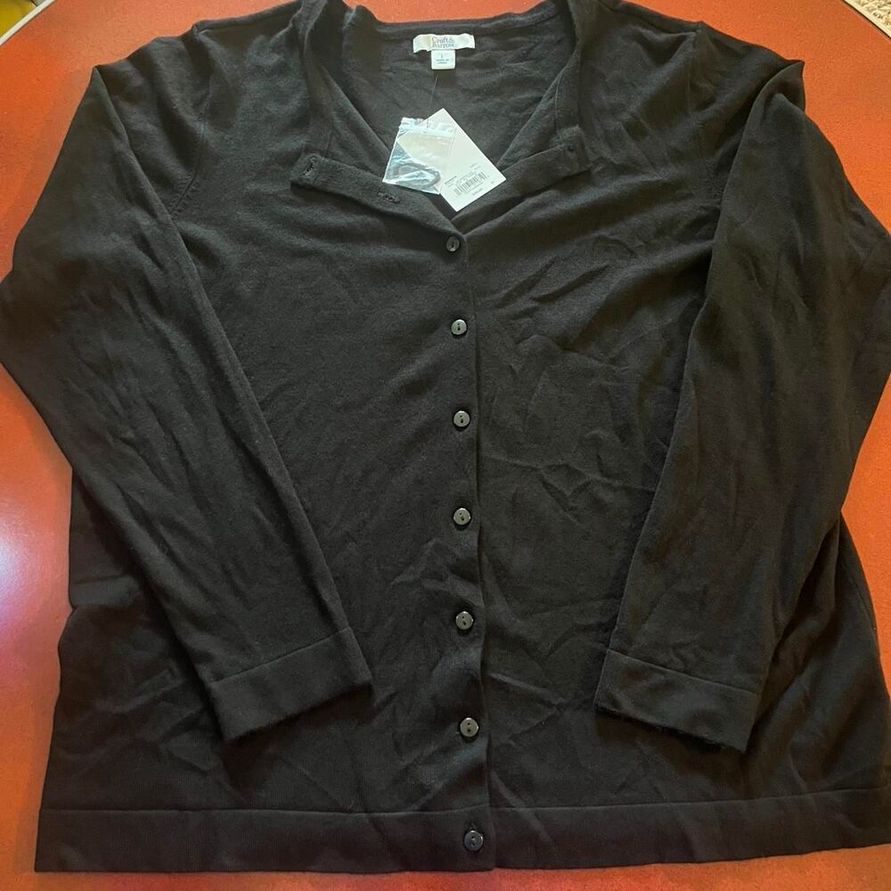 Croft-barrow Women's Black Cardigan